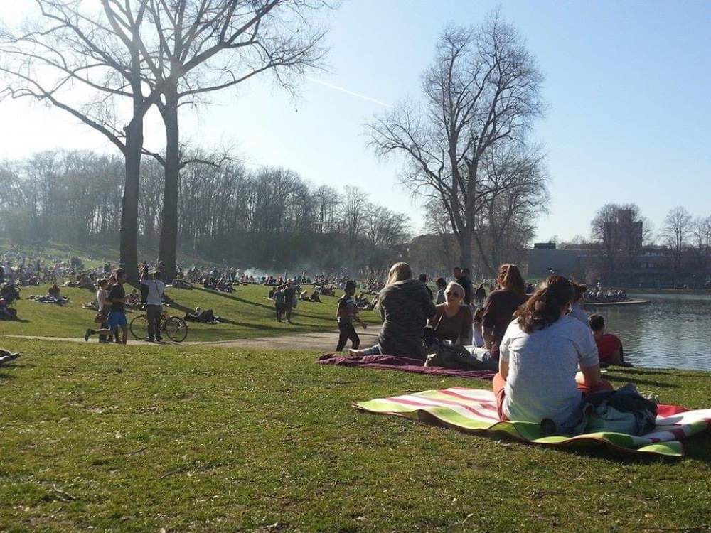 Aachener Weiher pond