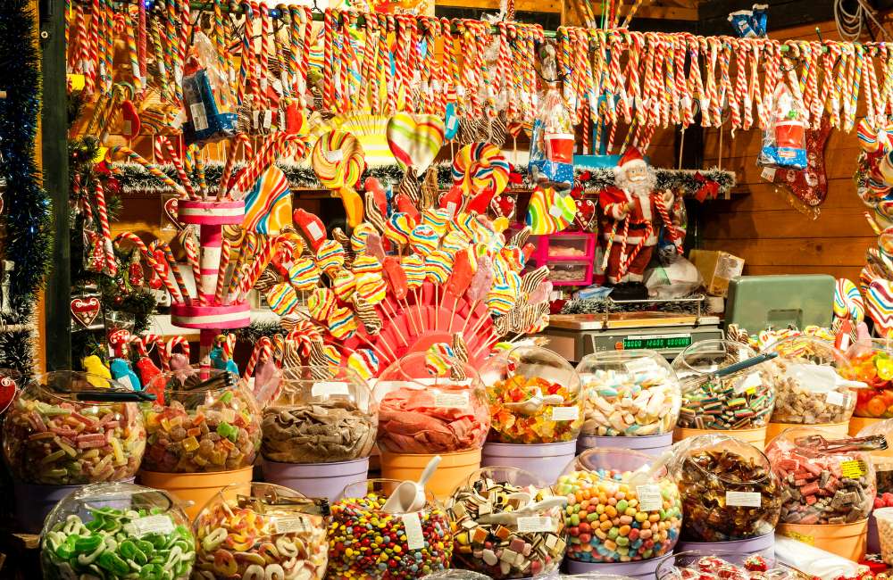 Christmas Market Candy Stall
